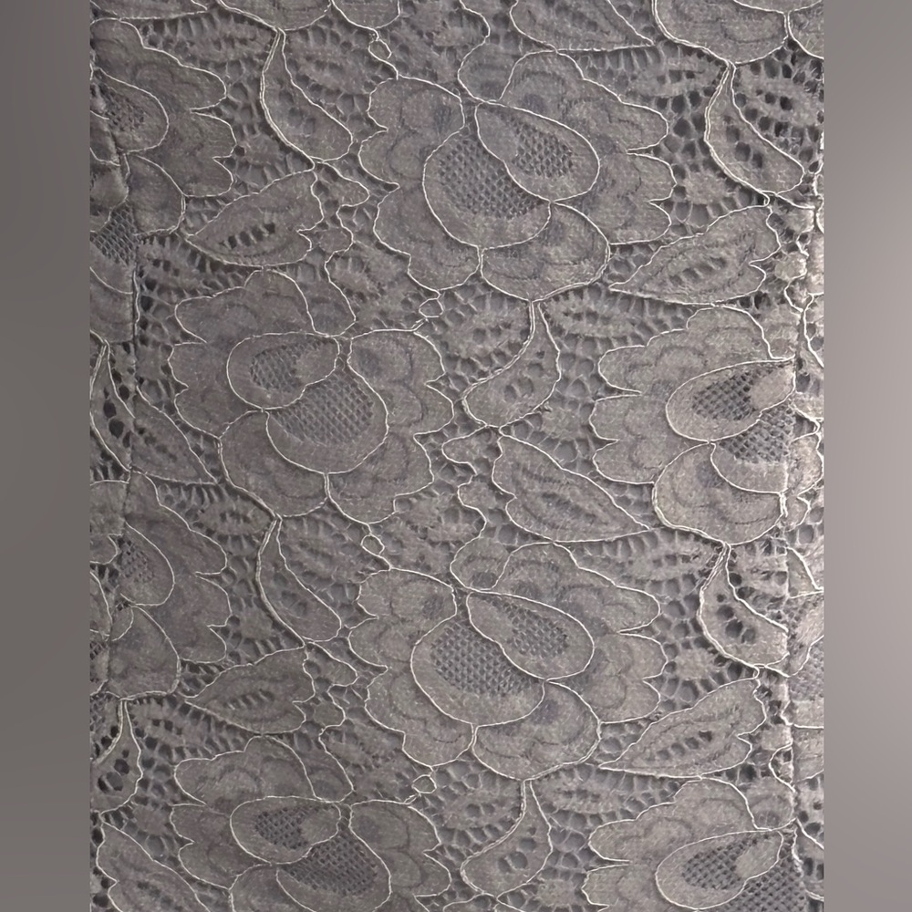 Speechless Sleeveless Lace Mini Dress - Soft Gray Pockets - Picture 5 of 10